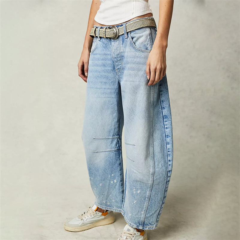 Comfort wide-leg jeans for women | Giselle -9