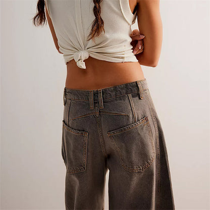 Comfort wide-leg jeans for women | Giselle -23