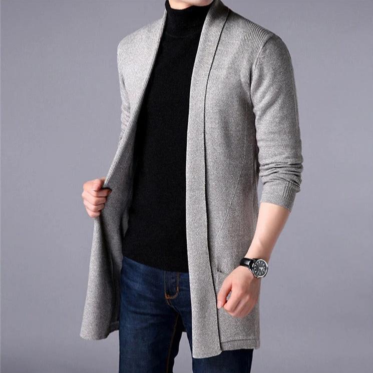 High collar cardigan for men | Frederic -2