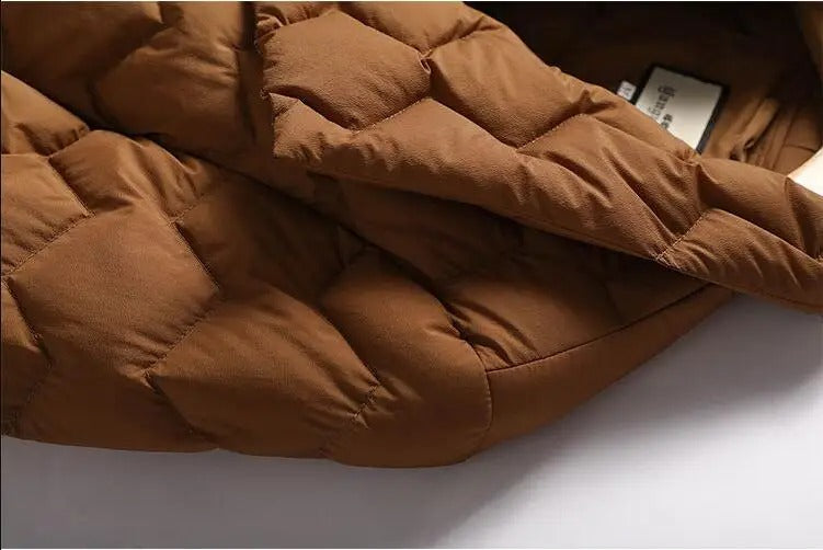 Elegant belt parka for women | Sofia -12