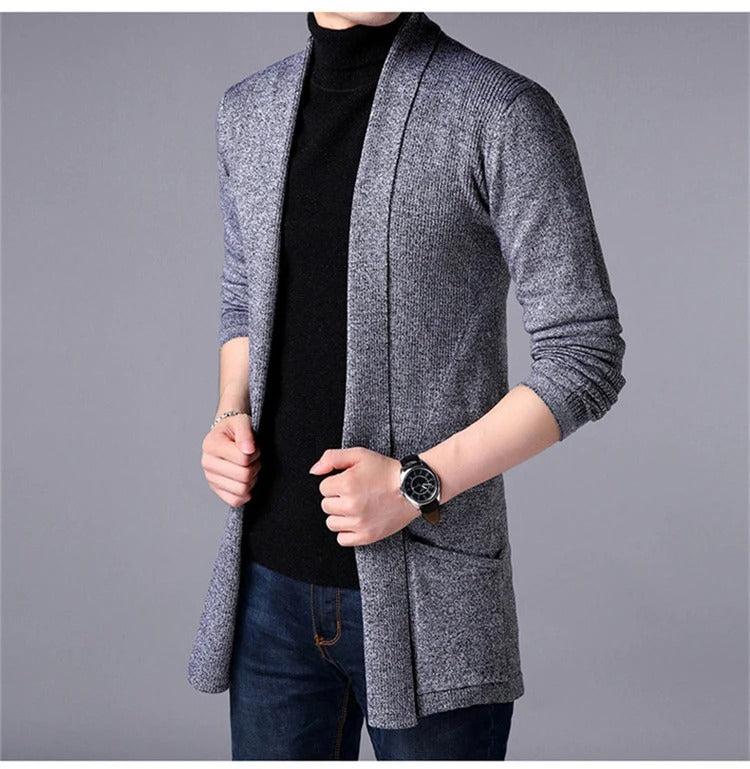 High collar cardigan for men | Frederic -4
