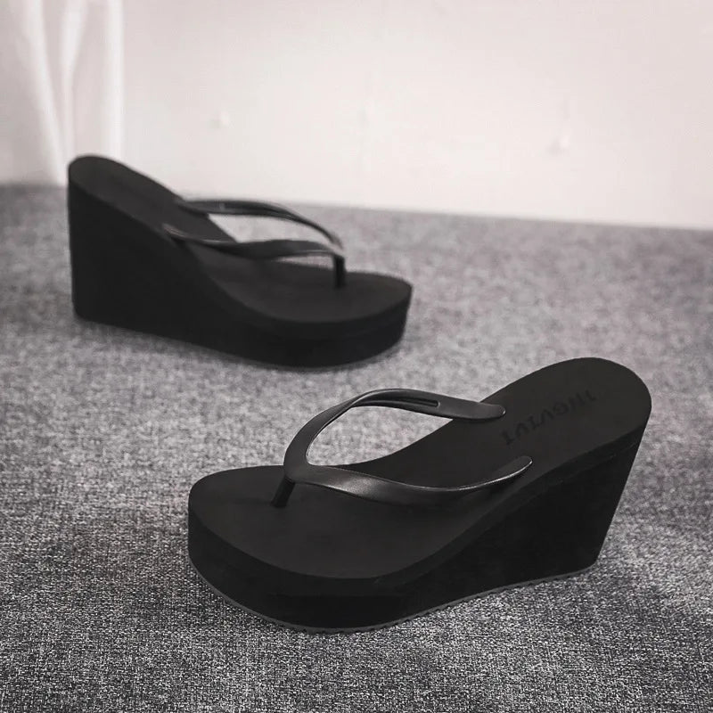 Comfortable platform slides for women | Ariane -6
