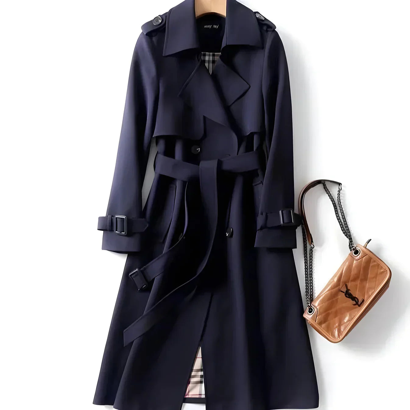 Trench elegant coat for women -6
