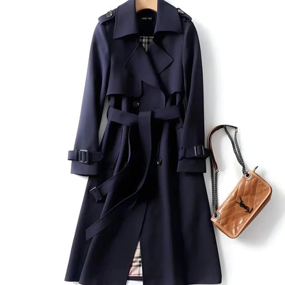 Trench elegant coat for women -6