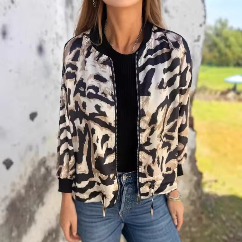 Jacket urban lightweight stylish bomber for women -3