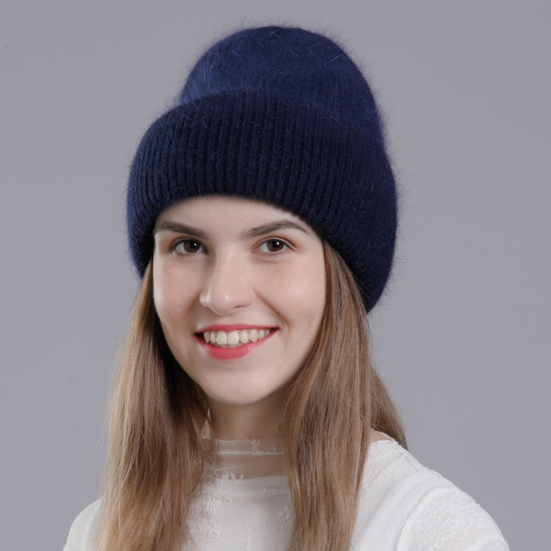 Winter knitted beanie for women | Thalia -3