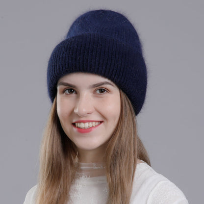 Winter knitted beanie for women | Thalia -3