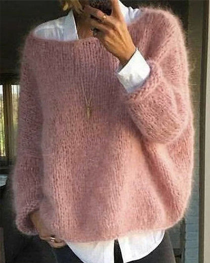 Cozy long-sleeve sweater pullover for women | Marielle -1
