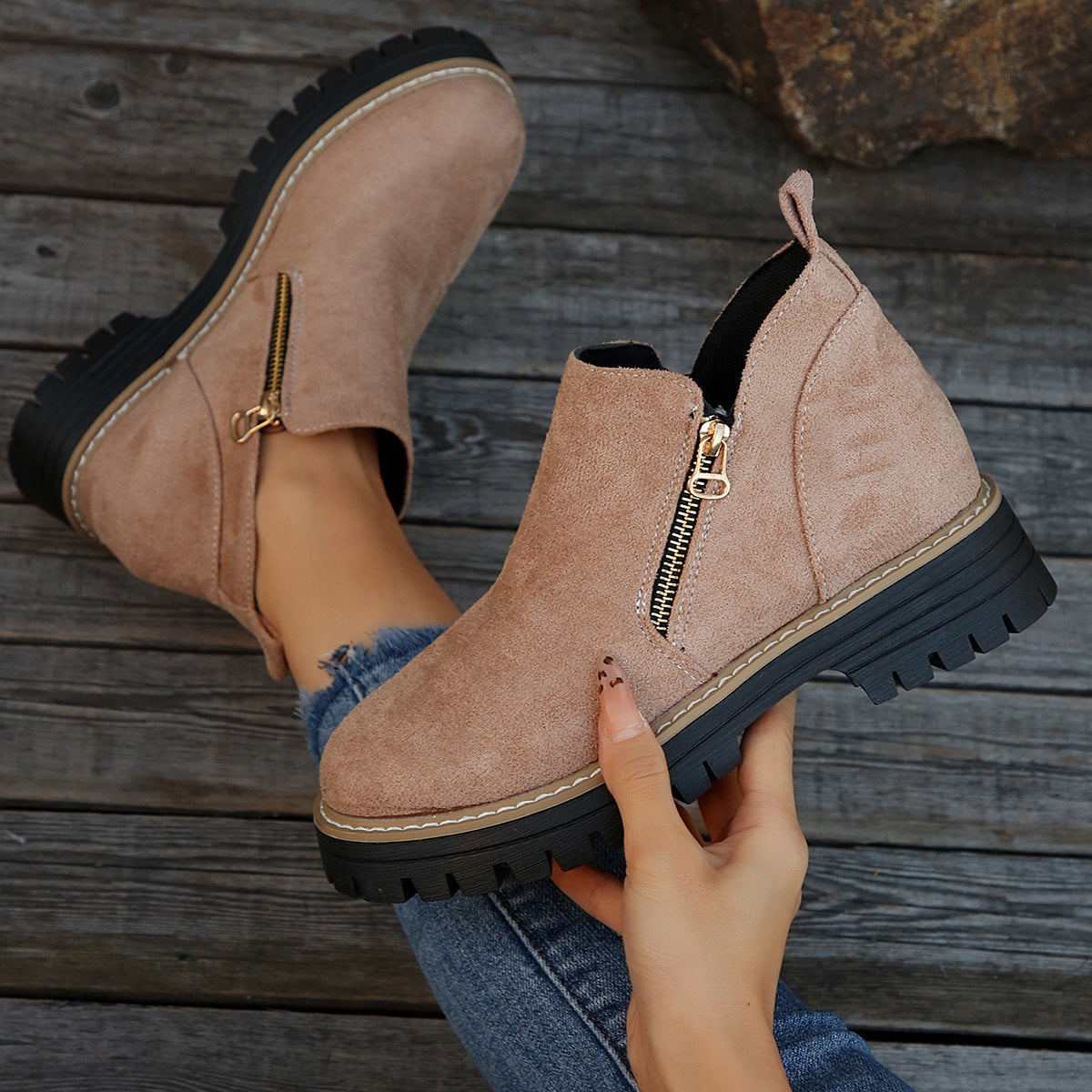 Ankle elegant comfortable boots for women | Marielle -12