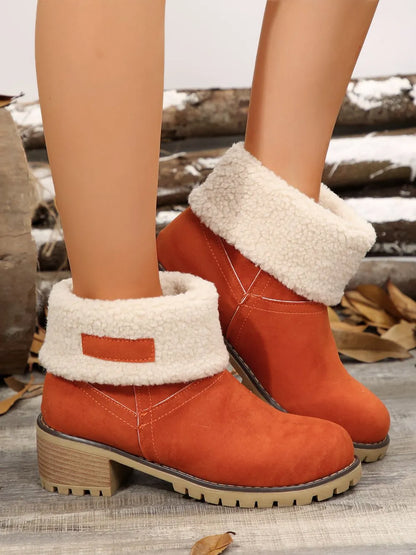 Winter heel mi-top boots for women | Emmanuella -1