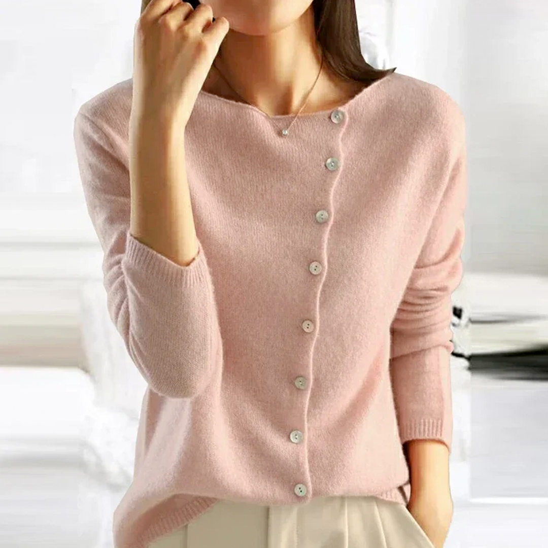 Chic front-opening cardigan for women | Camille -4