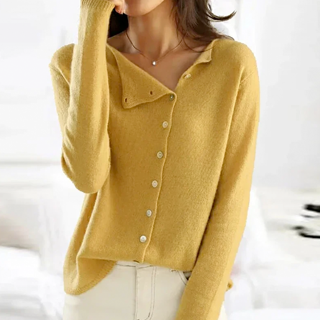 Chic front-opening cardigan for women | Camille -3
