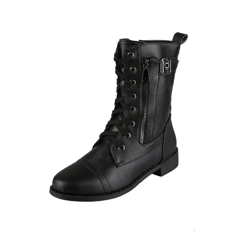 Autumn toe round boots for women | Layla -5