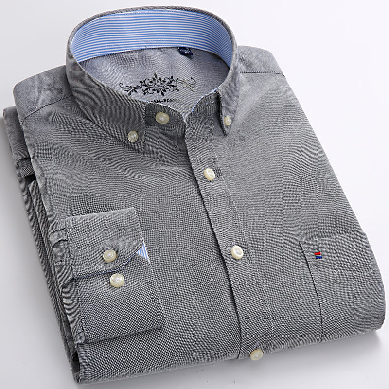 Button-up classic shirt for men | Peter -4
