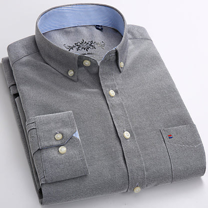 Button-up classic shirt for men | Peter -4