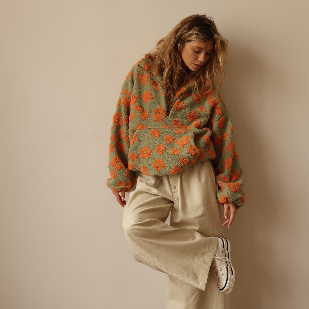 Cosy soft sweater for women | Softness boho and Comfort -6
