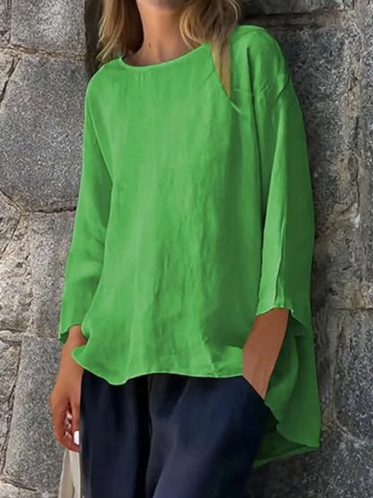 Long chic blouse for women -9