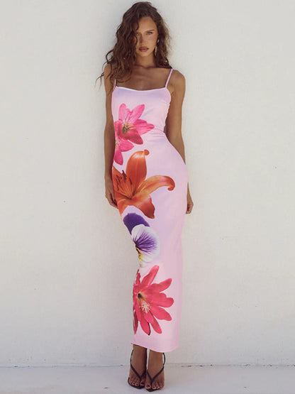 Summer straps spaghetti dress for women | Jolene -1