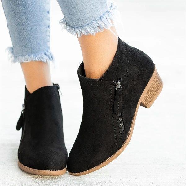 Ankle wedges elegant boots for women | Jetta -2