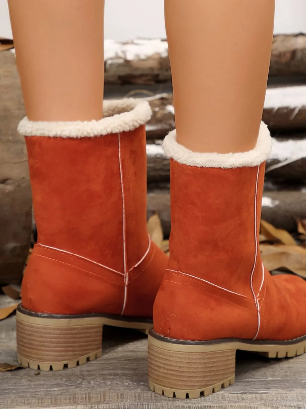 Winter heel mi-top boots for women | Emmanuella -5
