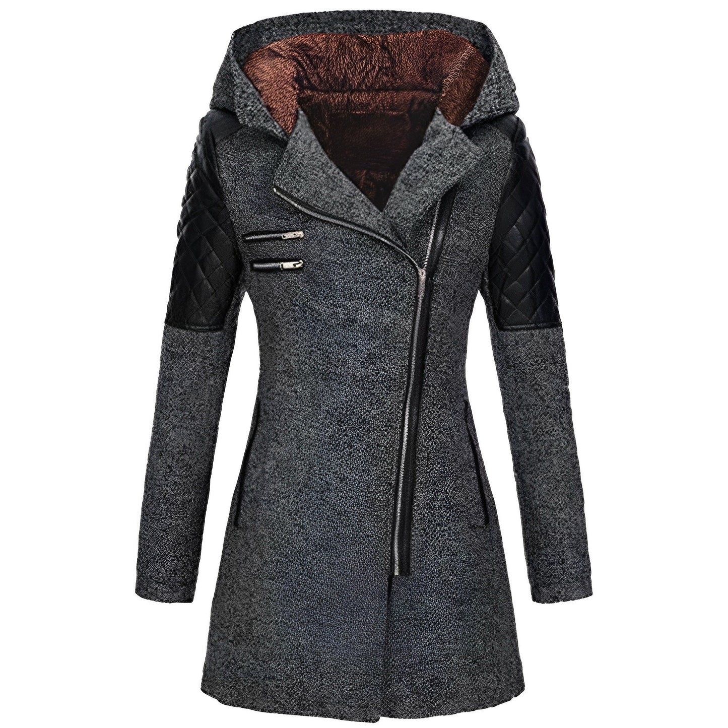 Elegant hood jacket for women | Lorelei -4