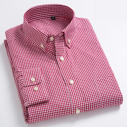 Button-up checked modern shirt for men | Arthur -3