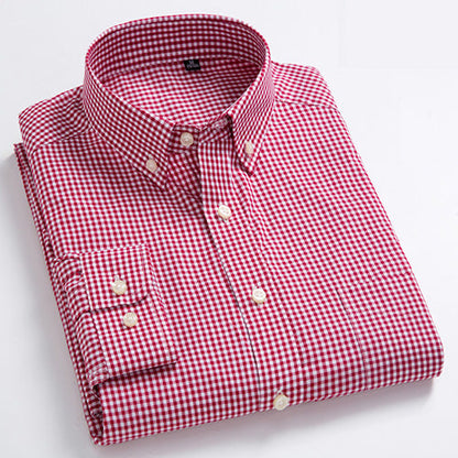 Button-up checked modern shirt for men | Arthur -3