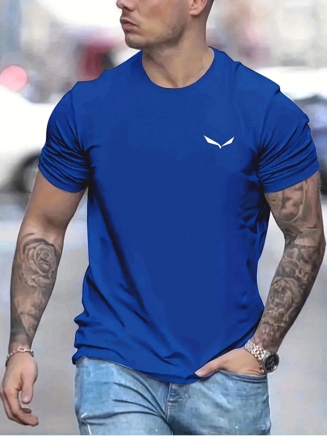 Casual cotton t-shirt for men | Luis -4