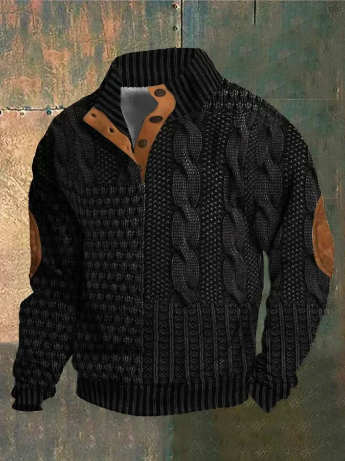 Soft vintage sweater for men | Alric -9