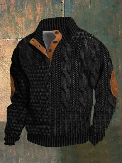 Soft vintage sweater for men | Alric -9