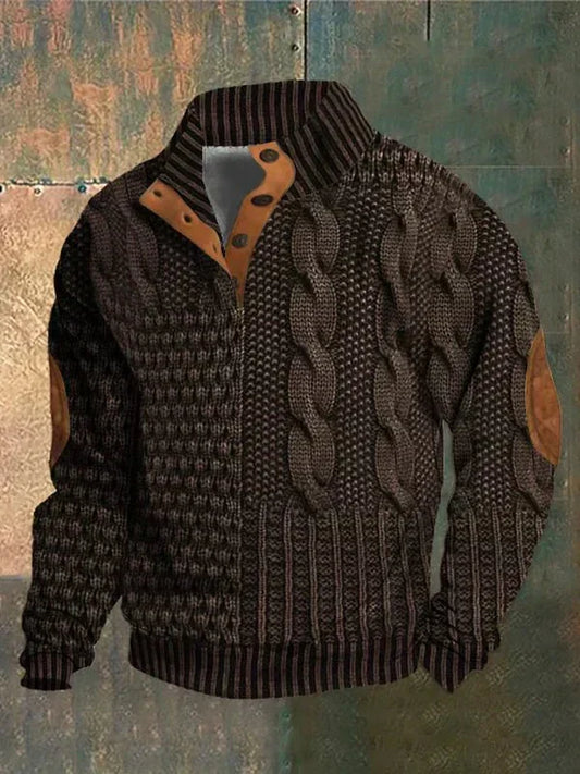 Soft vintage sweater for men | Alric -1