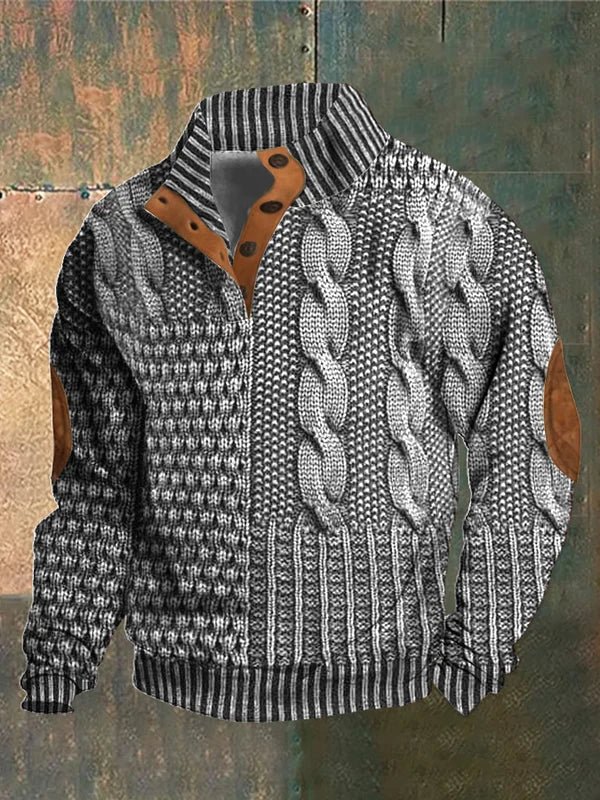 Soft vintage sweater for men | Alric -4