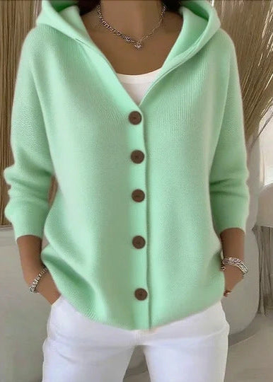 Casual chic cardigan for women | With hood -5