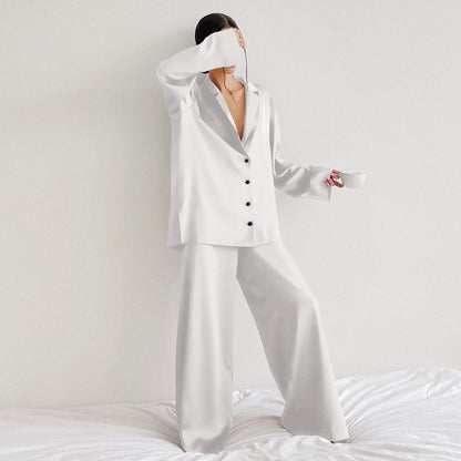 Oversized pyjamas set for women | Heather -8