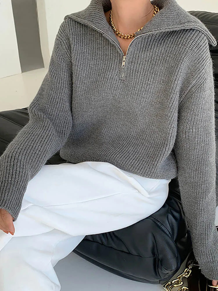 Elegant timeless sweater for women | Lisa -3