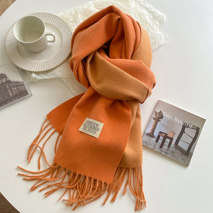 Winter double face scarf for women | Nala -8