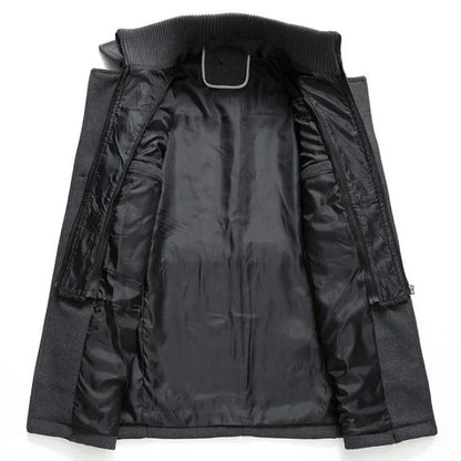 Elegant long jacket for men -4