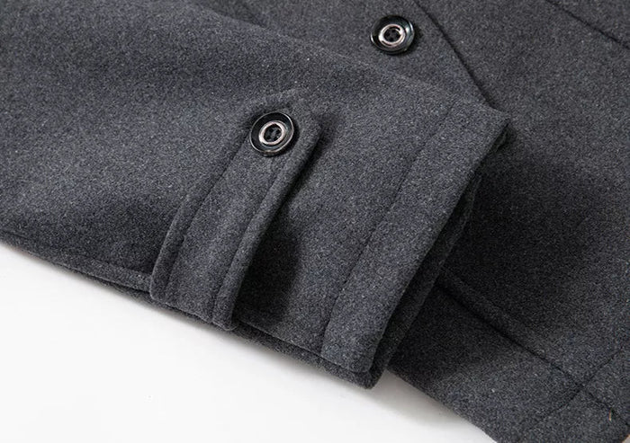 Elegant long jacket for men -5