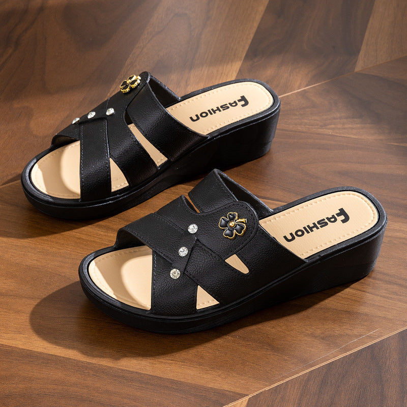 Wedges comfortable slippers for women | Annabelle -1