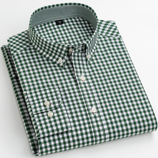 Button-up checked modern shirt for men | Arthur -6
