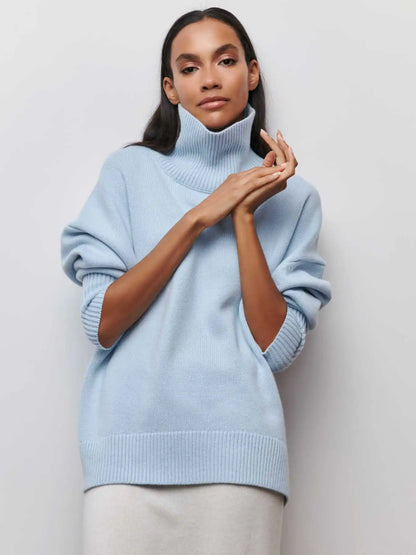 Turtleneck soft sweater for women | Nyssa -7