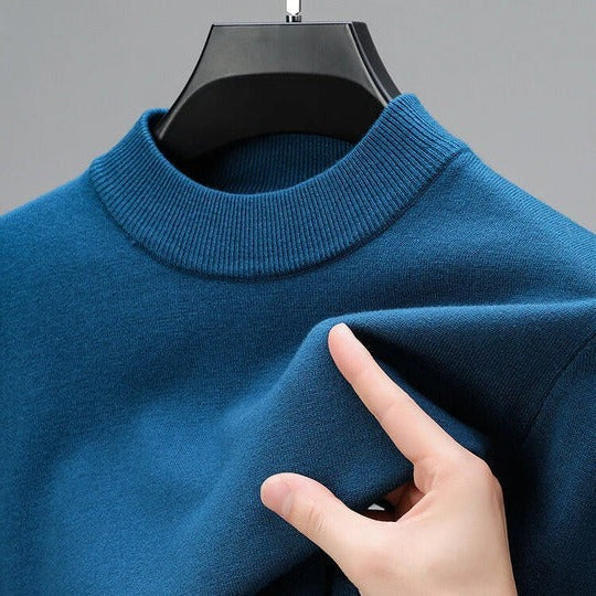 Men’s classic structured cashmere pullover for men | Everett -3