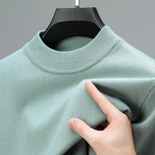 Men’s classic structured cashmere pullover for men | Everett -4