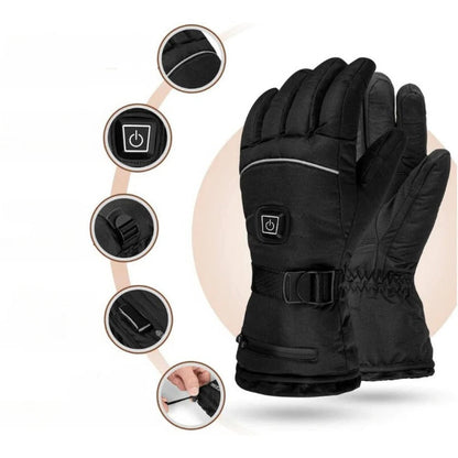 Touchscreen heated winter adjustable settings gloves for women | FrostGuard -6