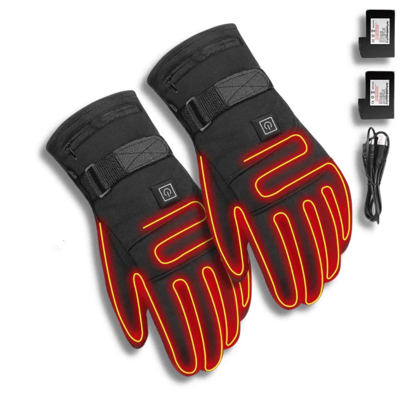 Touchscreen heated winter adjustable settings gloves for women | FrostGuard -3