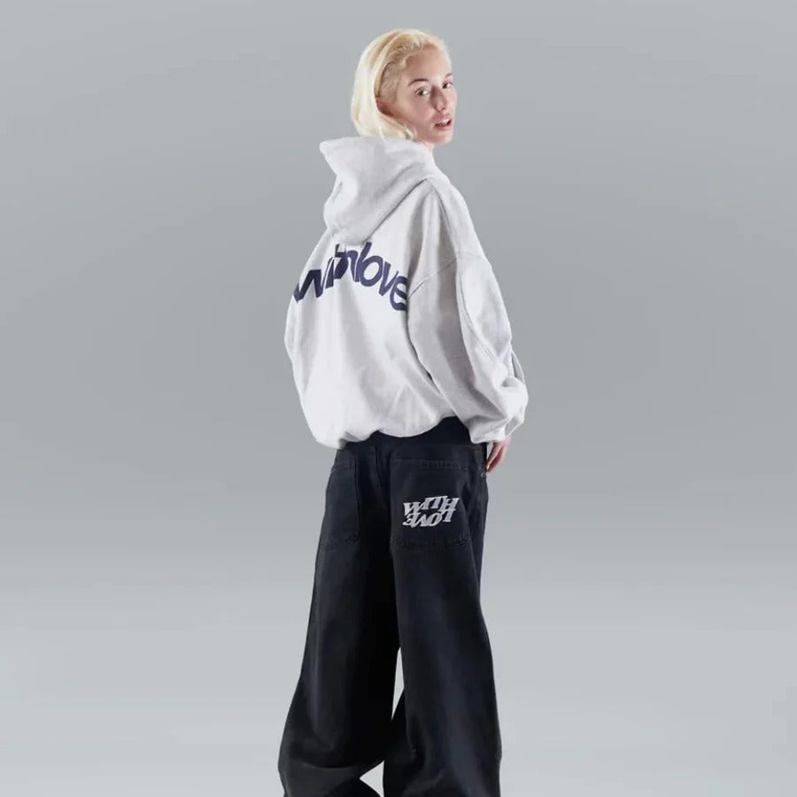 Relaxed streetwear hoodie pullover for women | Nova -6