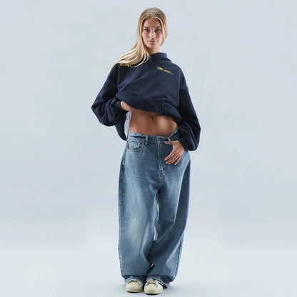 Relaxed streetwear hoodie pullover for women | Nova -4