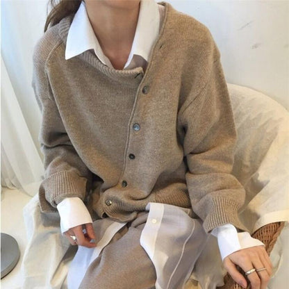 Women’s soft autumn cashmere sweater for women | Lucille -4