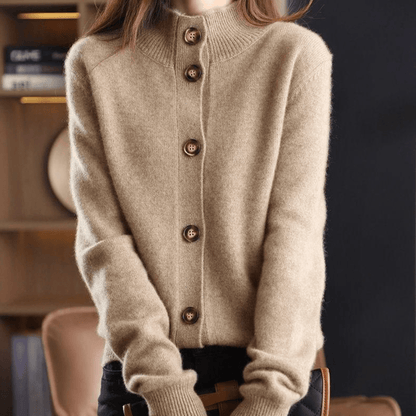 Elegant button-up cardigan for women | Elise -3