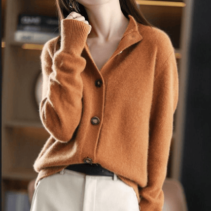 Elegant button-up cardigan for women | Elise -4